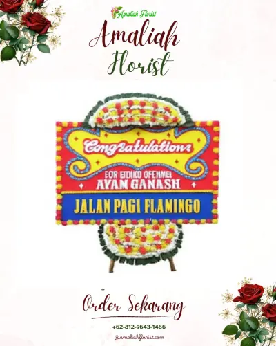 Bunga Papan Congratulation di Bendul Merisi